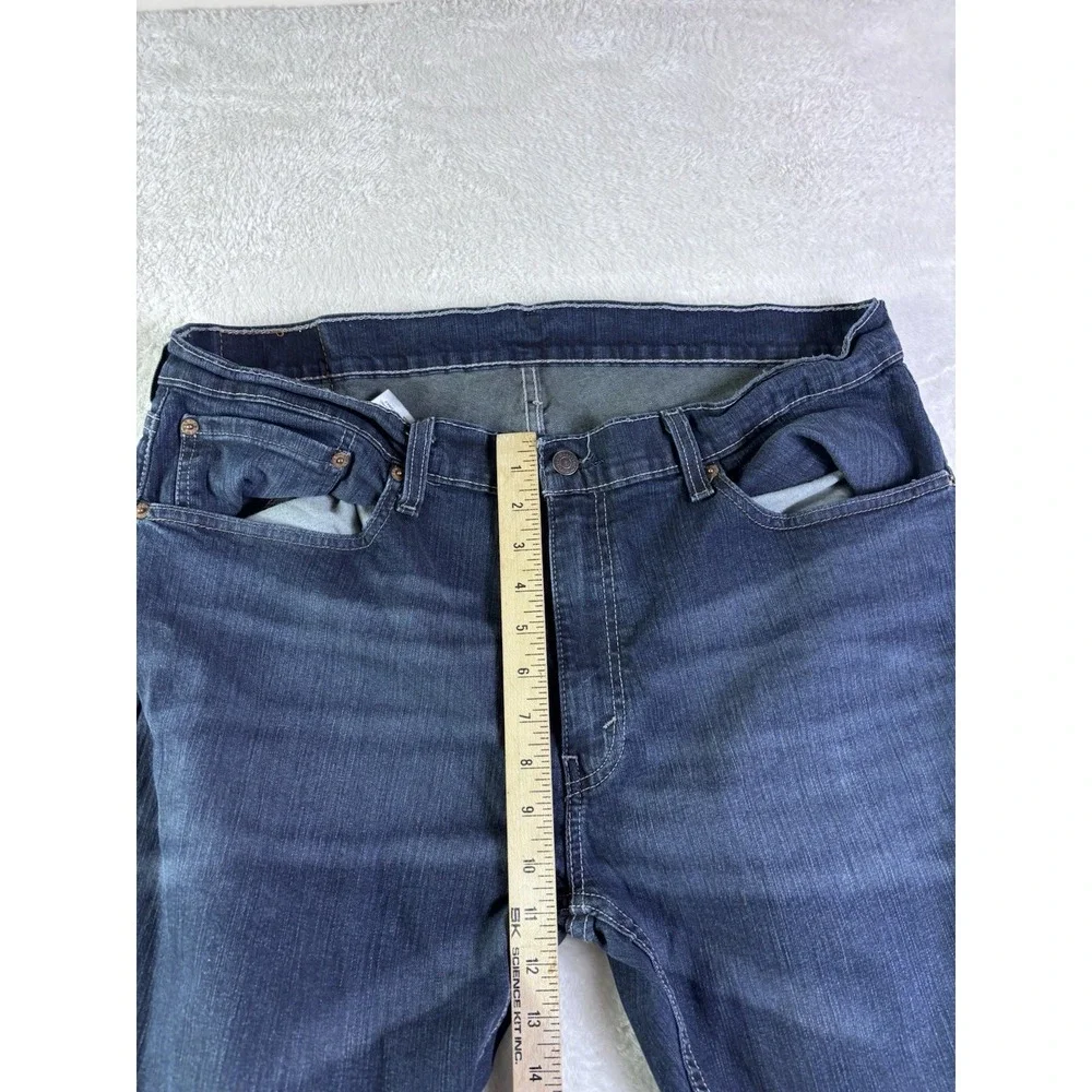 Levi's 559 Jeans Relaxed Straight Fit Blue Mens 36x30 Zip Fly Denim Dark Wash
